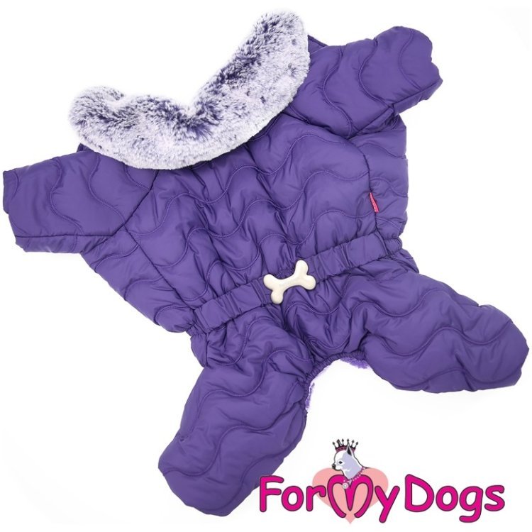 ForMyDogs Комбинезон фиолетовый для мальчика
