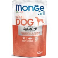 Monge Grill Pouch Salmone Паучи гриль для собак с лососем 100г