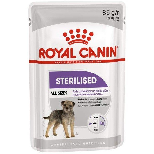 Royal Canin для стерилизованных собак мелких пород, Стерилайзд канин Эдалт (паштет)