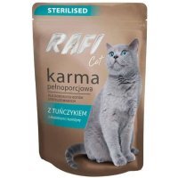 RAFI CAT Sterilised для стерилизованных кошек с тунцом, 100 г