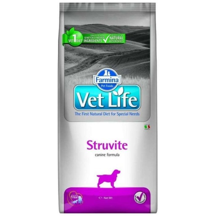 Farmina Vet Life Dog Struvite диетическое питание для собак при мочекаменной болезни струвитного типа