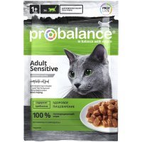 ProBalance Sensitive паучи для кошек с чувствительным пищеварением, 85г