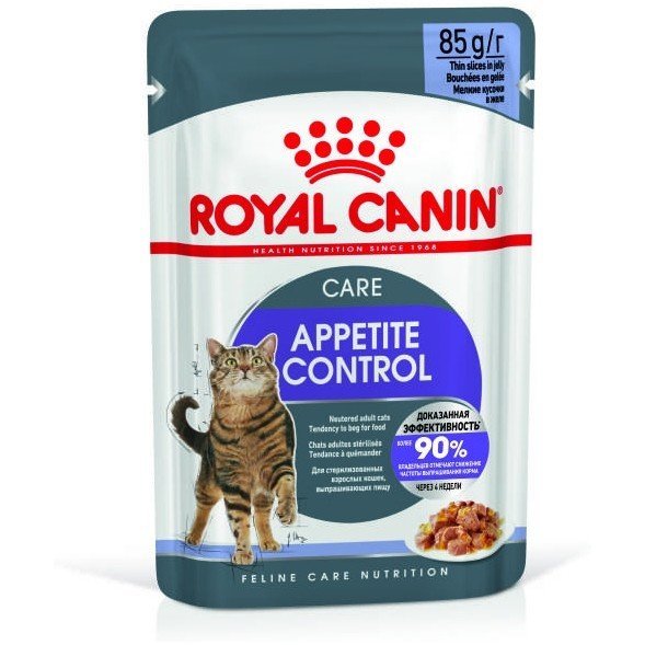 Royal Canin Appetite Control Care в желе для кошек, выпрашивающих корм