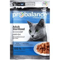 ProBalance Sterilized паучи для стерилизованных кошек, 85г