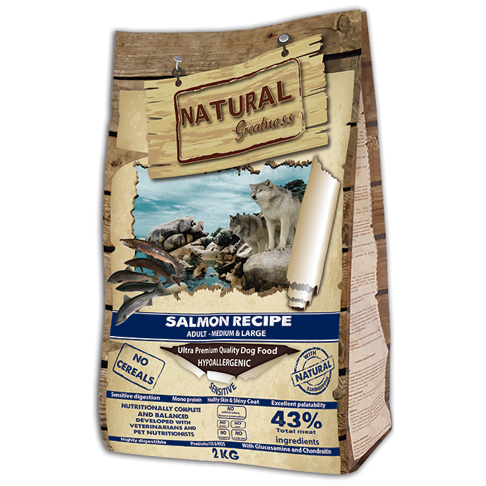 NG Salmon Recipe Sensitive Adult Medium and Large (лосось, монопротеин) сухой корм для взрослых собак средних и крупных пород