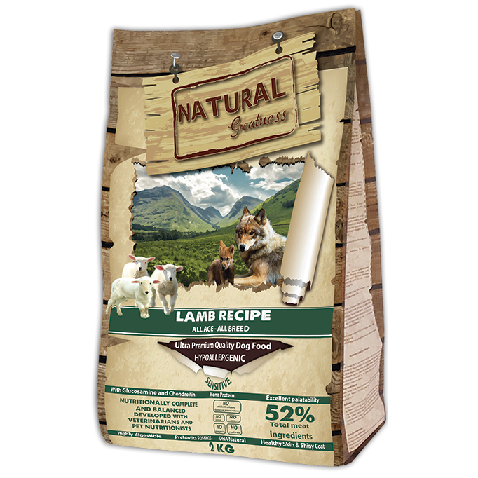 Natural Greatness Lamb Recipe Sensitive сухой корм для собак
