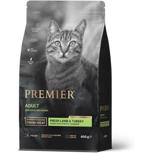 Premier Cat ADULT корм для кошек Свежее мясо ягненка с индейкой