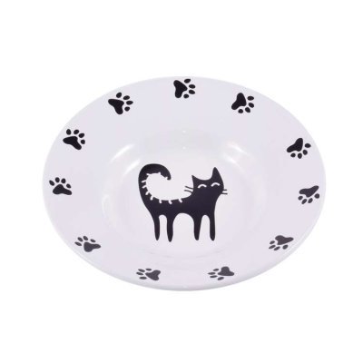 Mr.Kranch керамическая миска-блюдце для кошек 140 мл