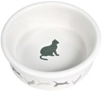 Trixie Миска для кошки с рисунком "Кошка" (керамика) 0,25 л.