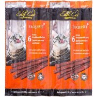 Edel Cat Лакомство жевательные колбаски для кошек, ягненок и индейка, 6х5 г