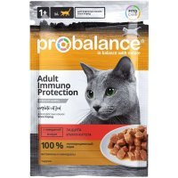 ProBalance Immuno Protection паучи для кошек, Поддержка иммунитета, Говядина, 85г