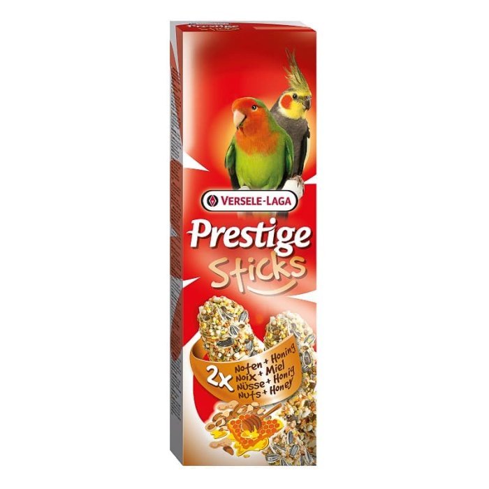 VERSELE-LAGA палочки для средних попугаев с орехами и медом 2х70 г. 