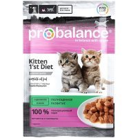 ProBalance Kitten 1`st diet паучи для котят с Кроликом, 85г