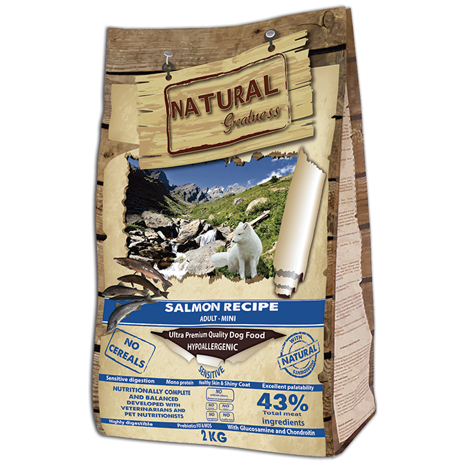 Natural Greatness Salmon Recipe Mini сухой корм для собак
