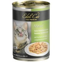 Edel Cat консервы для кошек, индейка и печень, 400 г