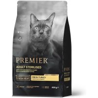 Premier Cat STERILISED корм для стерилизованных кошек Свежее мясо Индейки