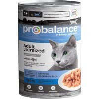 ProBalance Sterilized Консервы для стерилизованных кошек, 415г