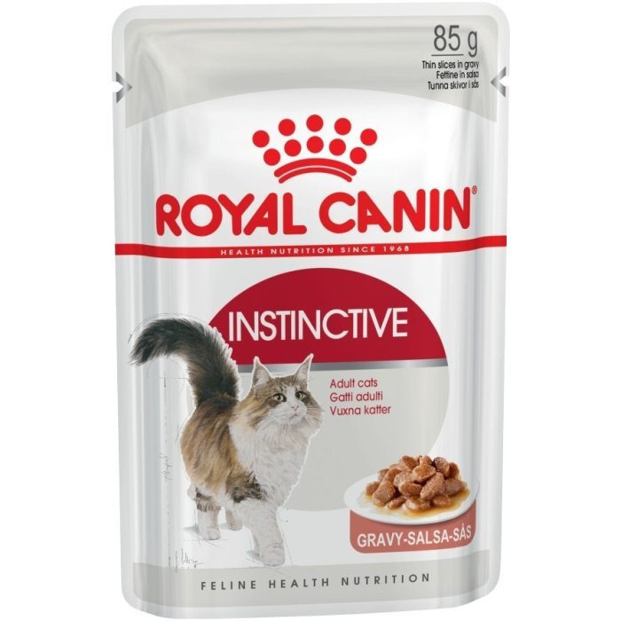 Royal Canin кусочки в соусе для кошек 1-10 лет, Инстинктив (соус)