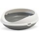 SAVIC Туалет для кошек FIGARO с бортом серый 55*48,5*15,5