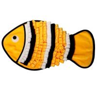 Mr.Kranch Нюхательный коврик для собак Рыбка, размер 50х27см, оранжевая