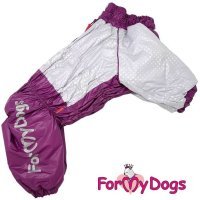 ForMyDogs Комбинезон фиолет металлик для девочек