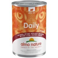 Almo Nature "Меню с уткой" консервы для кошек, Daily Menu - Duck, 400г