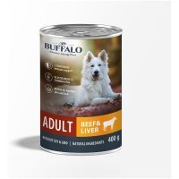 Mr. Buffalo Adult влажный корм для взрослых собак Говядина и печень 400г