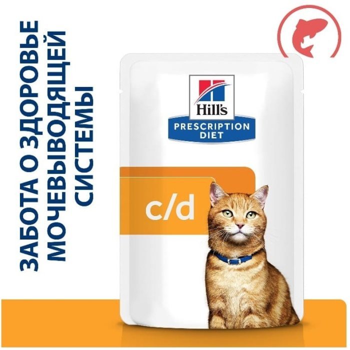 Hill's™ Prescription Diet™ c/d™ Multicare для кошек с Лососем