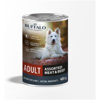 Mr. Buffalo Adult влажный корм для взрослых собак Мясное ассорти с говядиной 400г