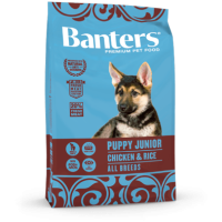 Banters Puppy Junior корм для щенков и юниоров, курица с рисом