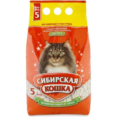 Сибирская кошка Экстра Впитывающий для длинношерстных кошек