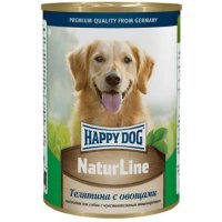 Happy Dog Natur line Консервы для собак с Телятиной и овощами, 400 г