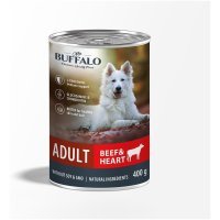 Mr. Buffalo Adult влажный корм для взрослых собак Говядина и сердце 400г