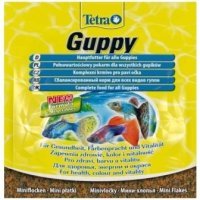 TetraGuppy корм в хлопьях для гуппи 12 г (sachet)