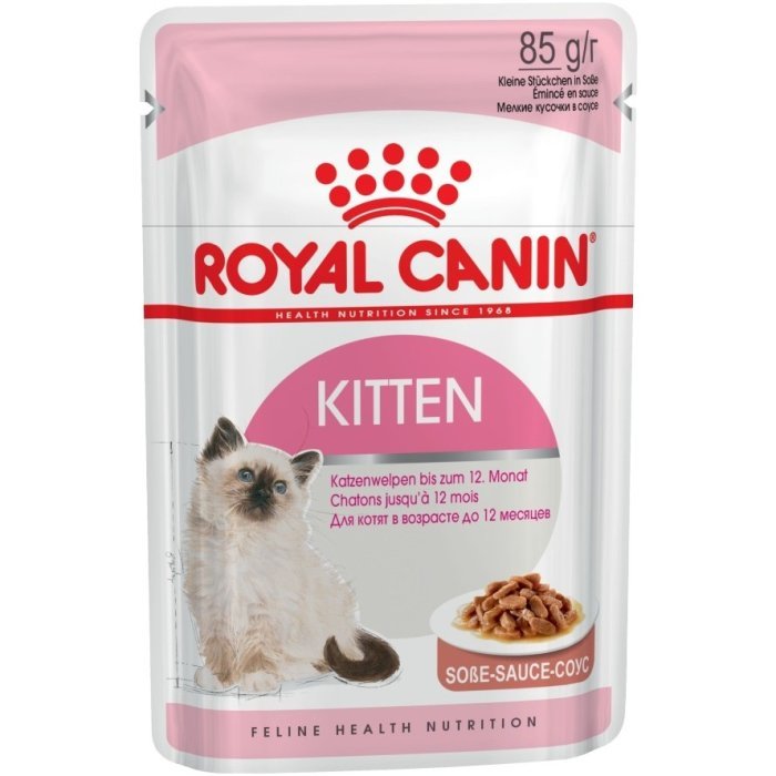 Royal Canin кусочки в соусе для котят 4-12 мес., Киттен (в соусе)