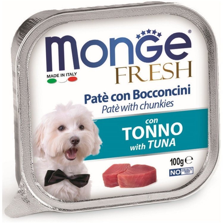 Monge Dog Fresh консервы для собак тунец 100г