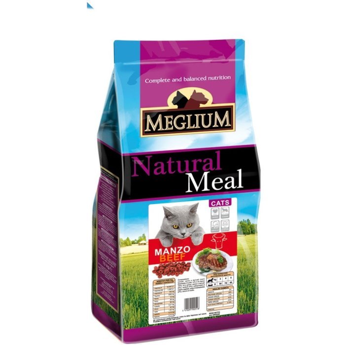 Сухой корм Meglium для кошек с говядиной