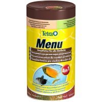 Tetra Menu корм для всех видов рыб "4 вида" мелких хлопьев