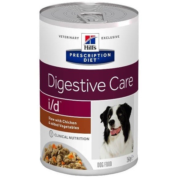 Влажный диетический корм в виде консерва для собак Hill's  Prescription Diet  i/d  Рагу, при расстройстве жкт, с курицей и добавлением овощей 354 г