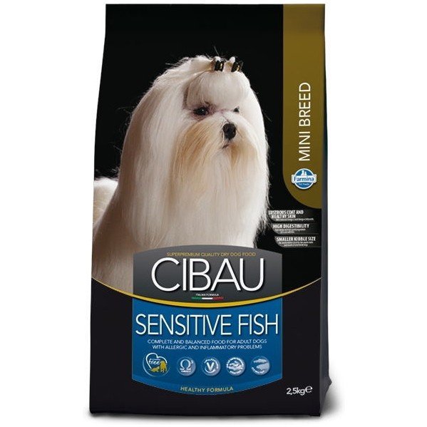 Farmina Cibau Sensitive Fish Mini Сухой корм для собак мелких пород