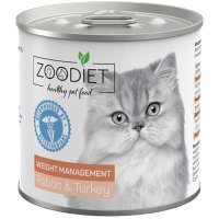 Zoodiet контроль веса для кошек с Кроликом и Индейкой 240г