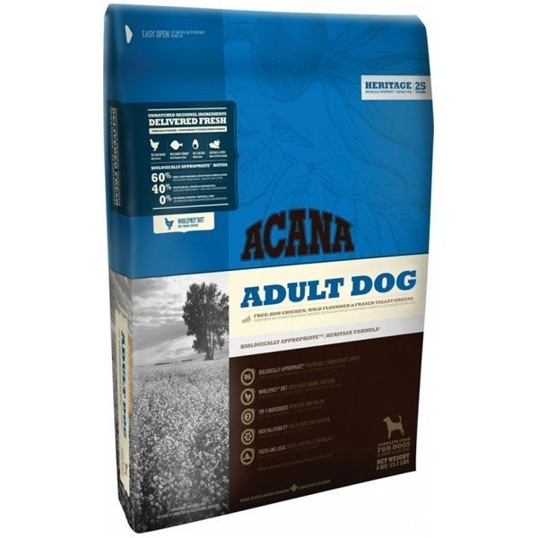 Acana Adult Dog Для взрослых собак (цыплёнок и зелень)
