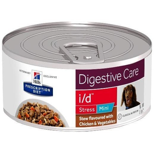 Влажный диетический корм для собак Hill's  Prescription Diet  i/d  Рагу, при расстройстве жкт, вызванных стрессом, с курицей и добавлением овощей 156 г