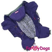 ForMyDogs Комбинезон фиолетовый для мальчиков