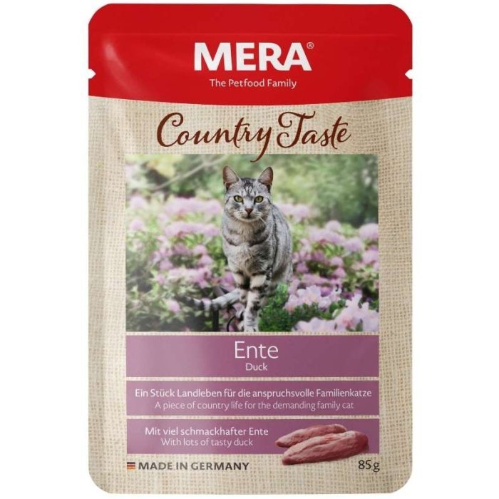 MERA Country Taste Ente пауч для кошек с уткой 85г