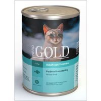 Nero Gold "Рыбный коктейль" кусочки в желе для кошек, Mixed Fish
