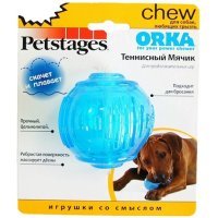 Petstages игрушка для собак "ОРКА теннисный мяч" 6 см