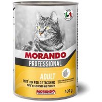 Morando Professional ADULT паштет для кошек с Курицей и Индейкой 400г