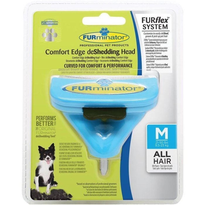 FURminator FURflex насадка против линьки M, для собак средних пород