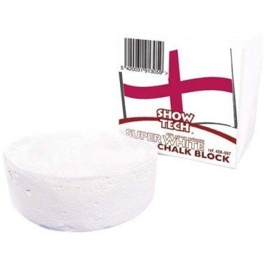 SHOW TECH English Chalk Block Super White мелок супер белый из кальция круглый в коробочке 55 г